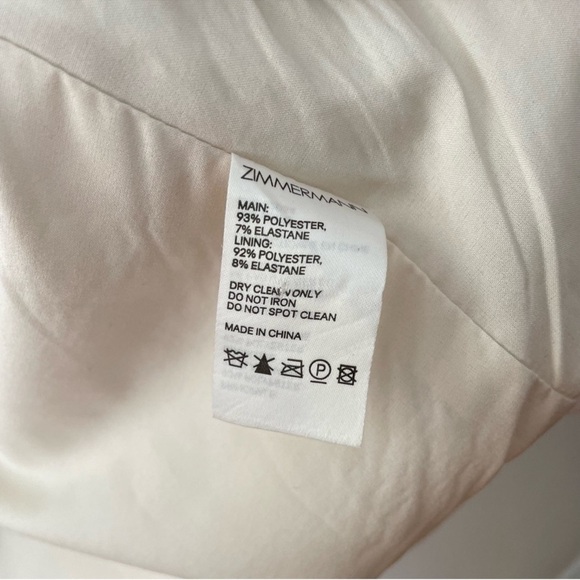 Zimmermann Espionage Sleeveless Bow Dress in Pearl - Picture 10 of 10